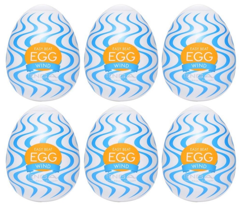 Tenga Egg Wind Pack of 6