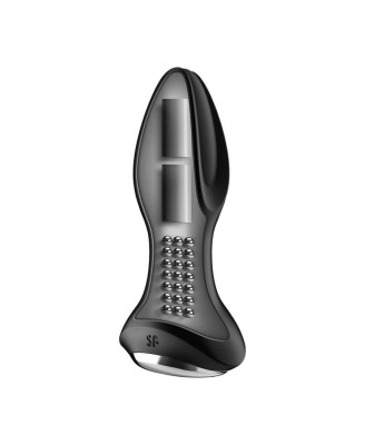 Plug-Vibrator Rotation Plug 2 Connect App (Black)