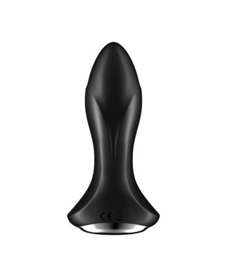 Plug-Vibrator Rotation Plug 1 Connect App (Black)