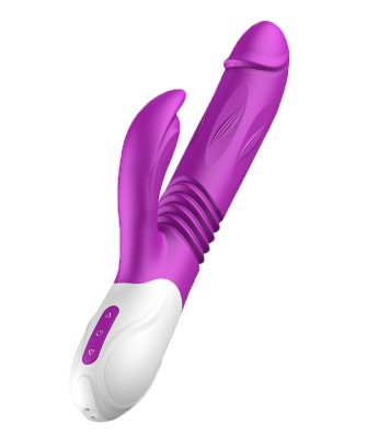 Wibrator-Silicone Vibrator USB 10 Function + Expander and Thrusting Function