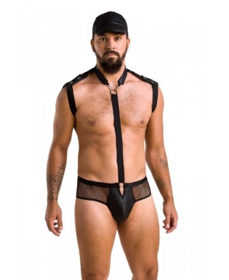 038 SET JOHN black XXL/XXXL - Passion