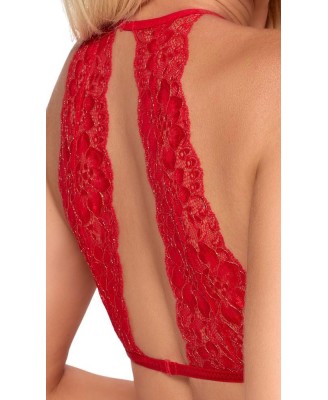 Suspender set red L/XL