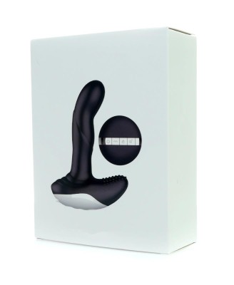 Wibrator-Silicone Massager USB 7 Function + Pulsator / Heating BLACK