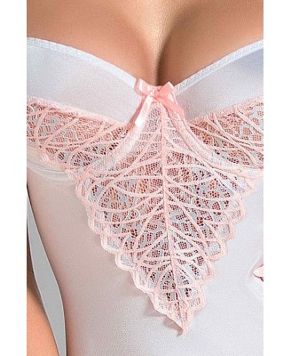 Bielizna-NIKITA CORSET white L/XL - Casmir