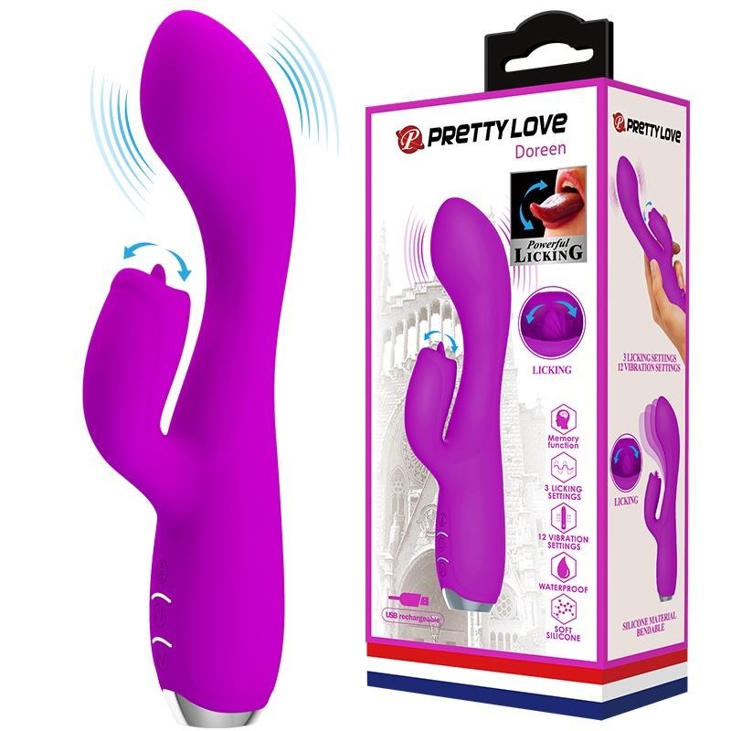 PRETTY LOVE - GLORIA  Purple 12 function vibrations