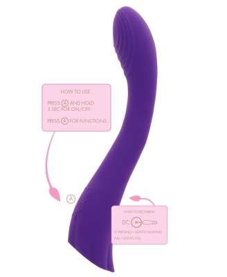 Dahlia G-Spot Vibrator Purple