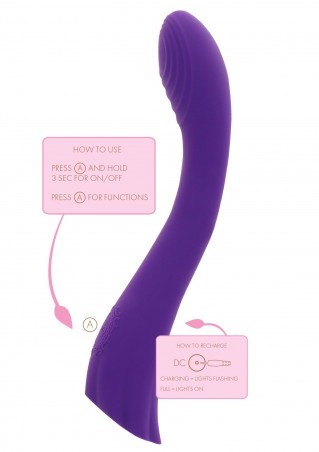Dahlia G-Spot Vibrator Purple