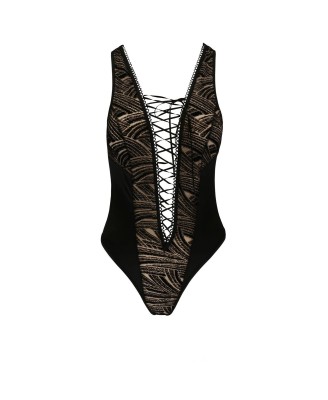 Bielizna-LARA BODY black L/XL - Casmir