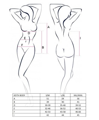 Bielizna-KEITH BODY black L/XL - Casmir