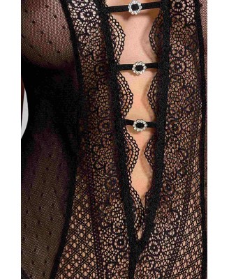 Bielizna-CLARISSE BODY black XXL/XXXL - Casmir