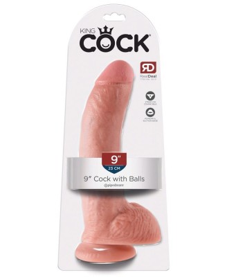KC 9" Cock with Balls Light