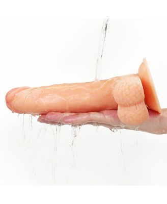 Vibrating Easy Strapon Set 8.5'' - Uprząż + Dildo
