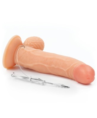 Vibrating Easy Strapon Set 8.5'' - Uprząż + Dildo