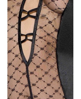 Bielizna-DALLAS CORSET black L/XL - Casmir