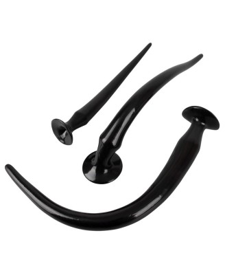 Super Long Anal Plug Set - Zestaw Długich Koreków Analnych