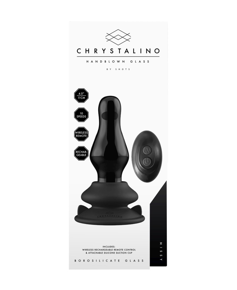 Missy - With Suction Cup and Remote - 10 Speed - Black
