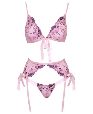 Bra Set Embroidery L/XL