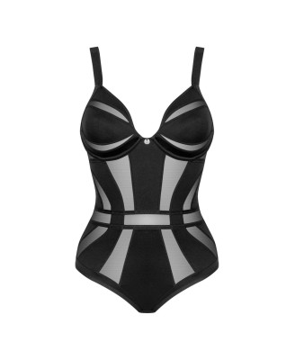 Chic Amoria body - Obsessive - Czarny - XL/2XL