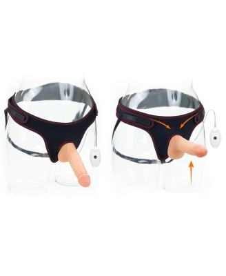 Vibrating Easy Strapon Set 7.0'' - Uprząż + Dildo
