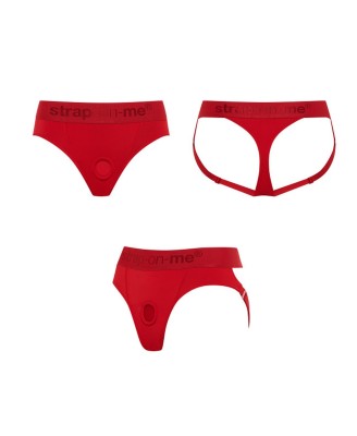 HARNESS LINGERIE HEROINE - XL - RED