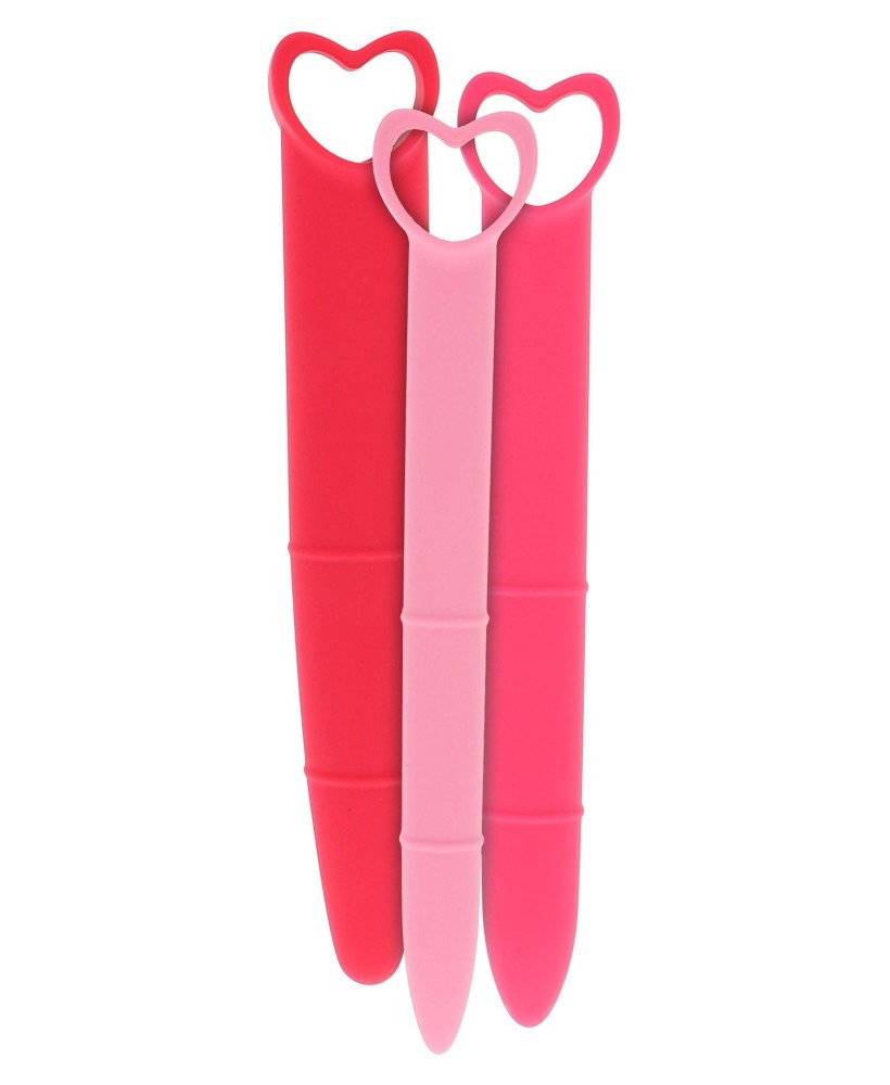 Silicone Vaginal Dilators 3pcs Pink