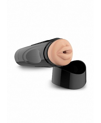 Self Lubrication Easy Grip Masturbator XL Oral - Flesh