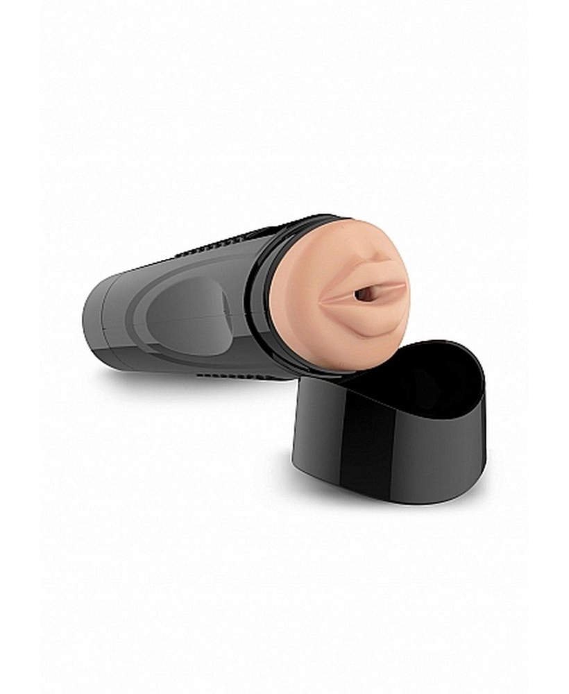 Self Lubrication Easy Grip Masturbator XL Oral - Flesh