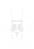 Bielizna-Amor Blanco gorset i stringi biały L/XL