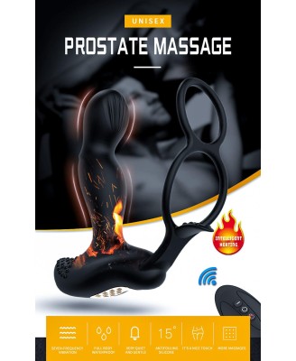 Masażer Prostaty z funkcją grzania - Zdalnie Sterowany