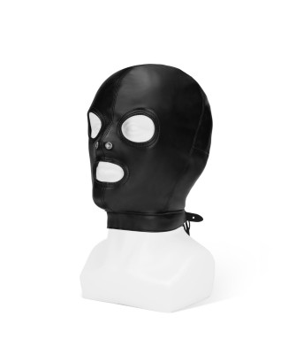 Me You Us Black Hood with Eyes Nose Mouth
