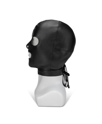 Me You Us Black Hood with Eyes Nose Mouth