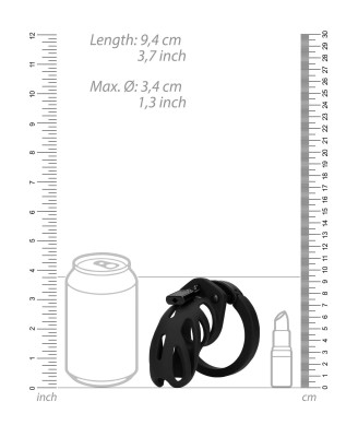 Model 24 - Chastity Cage - 3.5'' / 9 cm - Black