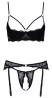 3-Piece Shelf Bra Set 80B/M