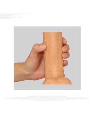 8.5'' Dual layered Platinum Silicone Cock