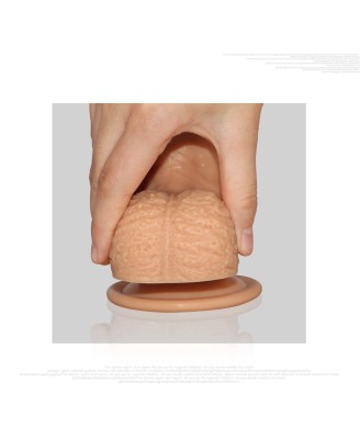 8.5'' Dual layered Platinum Silicone Cock