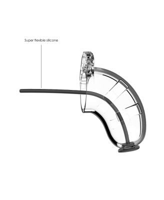 Model 15 - Chastity - 3.5"""" - Cock Cage - Transparent