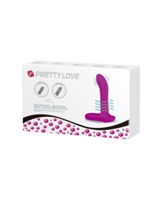 PRETTY LOVE - PROSTATE MASSAGER, USB 3 rot  12 vibr. USB