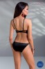 Bielizna-MIRELLA SET WITH OPEN BRA black S/M - Casmir