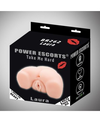 Masturbator-Take Me Hard Laura-Pussy & Ass Masturbator 1,55kg Flesh
