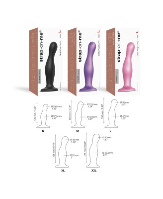 DILDO PLUG CURVY BLACK - XL