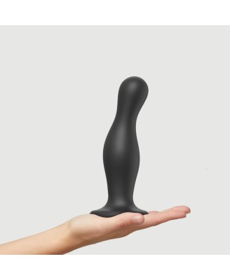 DILDO PLUG CURVY BLACK - XL