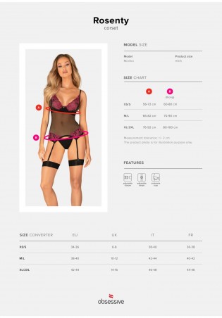 Rosenty gorset  M/L