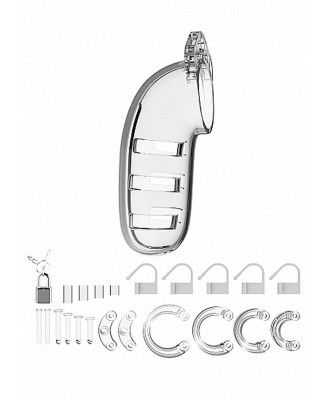 Model 06 - Chastity - 5.5"" - Cock Cage - Transparent