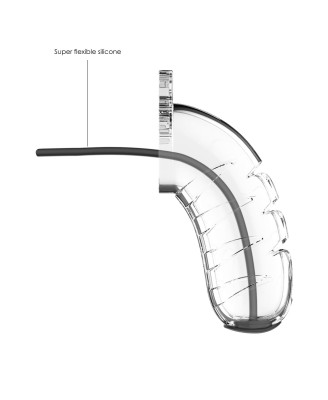 Model 16 - Chastity - 4.5"""" - Cock Cage - Transparent