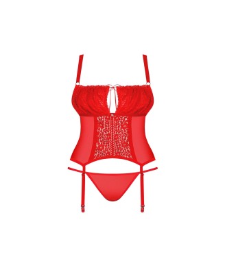 Bielizna-Blossmina gorset i stringi  4XL/5XL