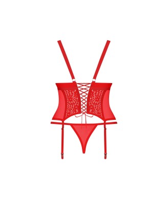 Bielizna-Blossmina gorset i stringi  4XL/5XL