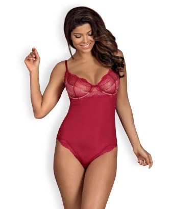 Bielizna-Rosalyne body czerwone  S/M