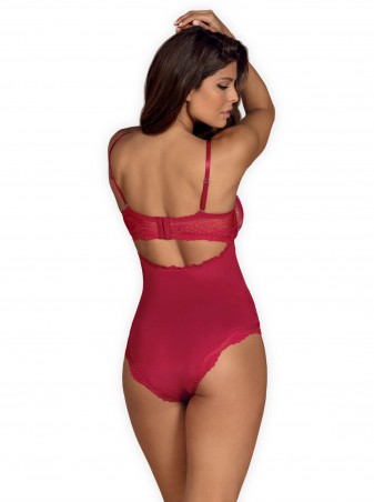 Bielizna-Rosalyne body czerwone  S/M