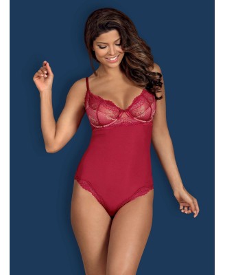 Bielizna-Rosalyne body czerwone  S/M