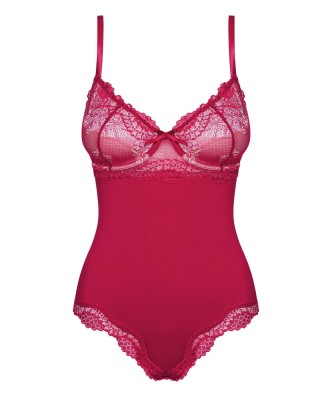 Bielizna-Rosalyne body czerwone  S/M